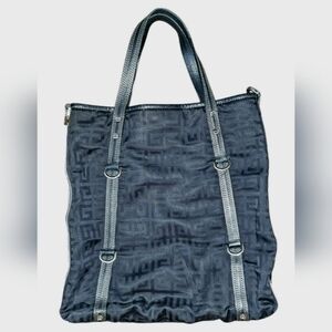 Givenchy Nylon Black Shoulder Double Handle Bag